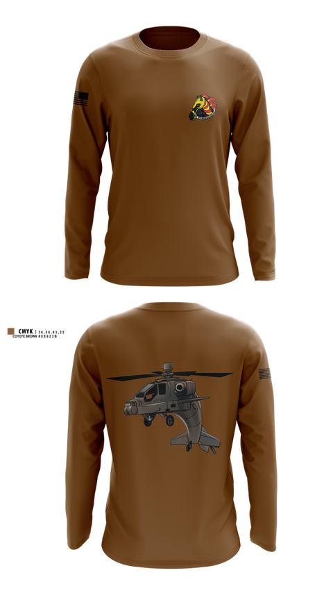Long Sleeve Performance Shirt, B co 603rd, , Teamtime, Team time, sublimation, custom sports apparel, team uniforms, spirit wear, spiritwear, sports uniforms, custom shirts, team store, custom team store, fundraiser sports, apparel fundraiser