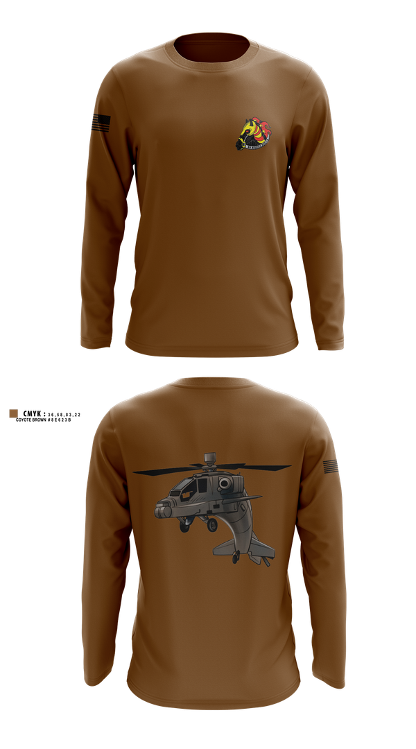 Long Sleeve Performance Shirt, B co 603rd, , Teamtime, Team time, sublimation, custom sports apparel, team uniforms, spirit wear, spiritwear, sports uniforms, custom shirts, team store, custom team store, fundraiser sports, apparel fundraiser