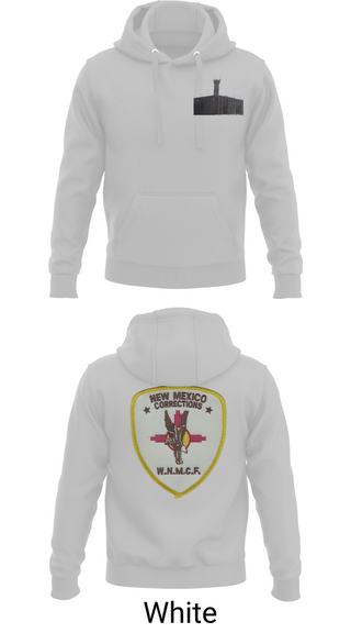 Hoodie, New Mexico Corrections Department, Police, Teamtime, Team time, sublimation, custom sports apparel, team uniforms, spirit wear, spiritwear, sports uniforms, custom shirts, team store, custom team store, fundraiser sports, apparel fundraiser