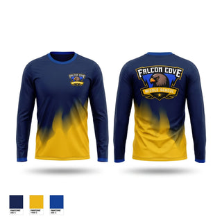 Long Sleeve Performance Shirt, Falcon cove  cross country, Cross Country, Teamtime, Team time, sublimation, custom sports apparel, team uniforms, spirit wear, spiritwear, sports uniforms, custom shirts, team store, custom team store, fundraiser sports, apparel fundraiser