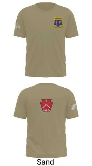 Short Sleeve Performance Shirt, A co 1/109, National Guard, Teamtime, Team time, sublimation, custom sports apparel, team uniforms, spirit wear, spiritwear, sports uniforms, custom shirts, team store, custom team store, fundraiser sports, apparel fundraiser