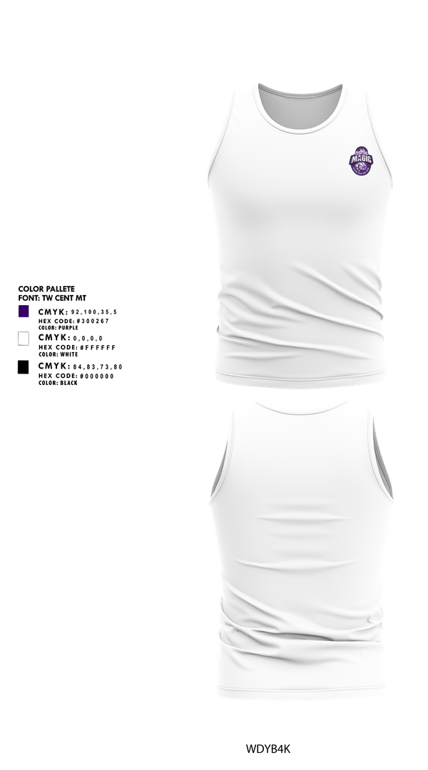 Tank Top, Northwest Magic Basketball, Women's Basketball, Teamtime, Team time, sublimation, custom sports apparel, team uniforms, spirit wear, spiritwear, sports uniforms, custom shirts, team store, custom team store, fundraiser sports, apparel fundraiser