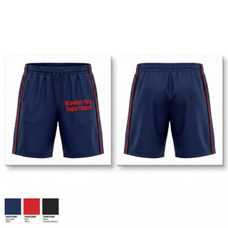 Athletic Shorts With Pockets, Brawley Fire Department, Fire Department, Teamtime, Team time, sublimation, custom sports apparel, team uniforms, spirit wear, spiritwear, sports uniforms, custom shirts, team store, custom team store, fundraiser sports, apparel fundraiser