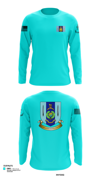 40 Royal marine commando 16460352 Long Sleeve Performance Shirt 101