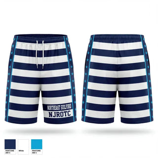 Athletic Shorts With Pockets, Northeast Guilford NJROTC, Navy, Teamtime, Team time, sublimation, custom sports apparel, team uniforms, spirit wear, spiritwear, sports uniforms, custom shirts, team store, custom team store, fundraiser sports, apparel fundraiser