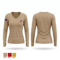 Consolidated Bomb Squad Women's Long Sleeve V-neck Shirt - 1