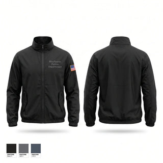 Windbreaker, Mayflower Police Department, Police, Teamtime, Team time, sublimation, custom sports apparel, team uniforms, spirit wear, spiritwear, sports uniforms, custom shirts, team store, custom team store, fundraiser sports, apparel fundraiser