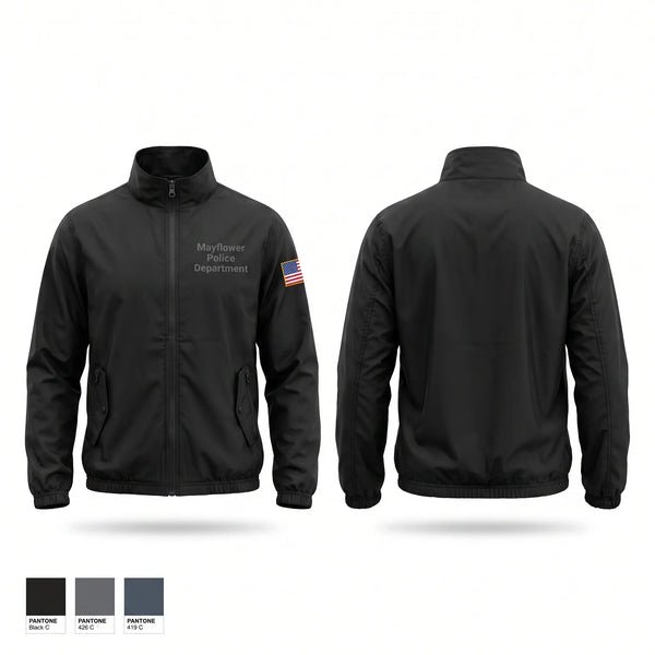 Windbreaker, Mayflower Police Department, Police, Teamtime, Team time, sublimation, custom sports apparel, team uniforms, spirit wear, spiritwear, sports uniforms, custom shirts, team store, custom team store, fundraiser sports, apparel fundraiser
