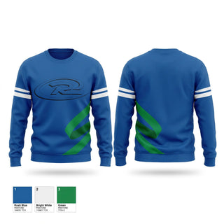 Crew Neck Sweatshirt, Colorado Rush North, Women's Soccer, Teamtime, Team time, sublimation, custom sports apparel, team uniforms, spirit wear, spiritwear, sports uniforms, custom shirts, team store, custom team store, fundraiser sports, apparel fundraiser