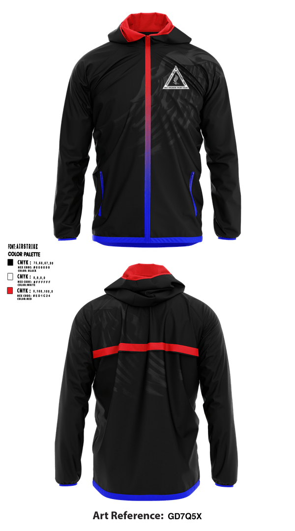 Windbreaker, Attack Company, Army, Teamtime, Team time, sublimation, custom sports apparel, team uniforms, spirit wear, spiritwear, sports uniforms, custom shirts, team store, custom team store, fundraiser sports, apparel fundraiser