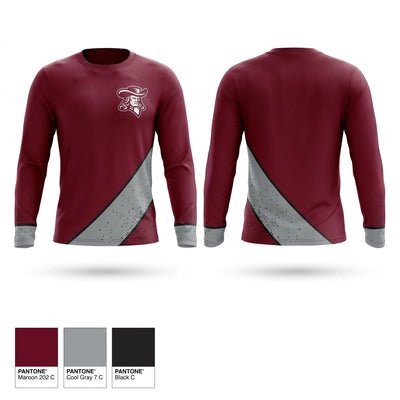 Orchard Park Quakers Baseball 96381744 Long Sleeve Performance Shirt 1