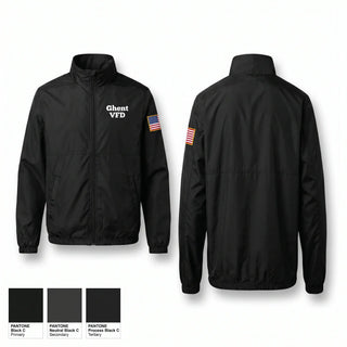 Windbreaker, Ghent VFD, Fire Department, Teamtime, Team time, sublimation, custom sports apparel, team uniforms, spirit wear, spiritwear, sports uniforms, custom shirts, team store, custom team store, fundraiser sports, apparel fundraiser