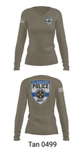 El dorado Police Department 32645397 Women's Long Sleeve V-neck Shirt - 11