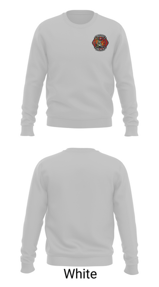 Crew Neck Sweatshirt, Robertsville Fire, Fire Department, Teamtime, Team time, sublimation, custom sports apparel, team uniforms, spirit wear, spiritwear, sports uniforms, custom shirts, team store, custom team store, fundraiser sports, apparel fundraiser
