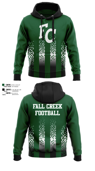 Hoodie, Fall Creek Football, , Teamtime, Team time, sublimation, custom sports apparel, team uniforms, spirit wear, spiritwear, sports uniforms, custom shirts, team store, custom team store, fundraiser sports, apparel fundraiser