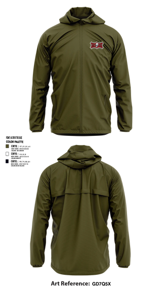 Windbreaker, VFW Riders Unit 17, Marines, Teamtime, Team time, sublimation, custom sports apparel, team uniforms, spirit wear, spiritwear, sports uniforms, custom shirts, team store, custom team store, fundraiser sports, apparel fundraiser