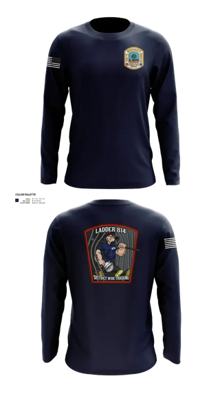 Long Sleeve Performance Shirt, 814 truck, Fire Department, Teamtime, Team time, sublimation, custom sports apparel, team uniforms, spirit wear, spiritwear, sports uniforms, custom shirts, team store, custom team store, fundraiser sports, apparel fundraiser