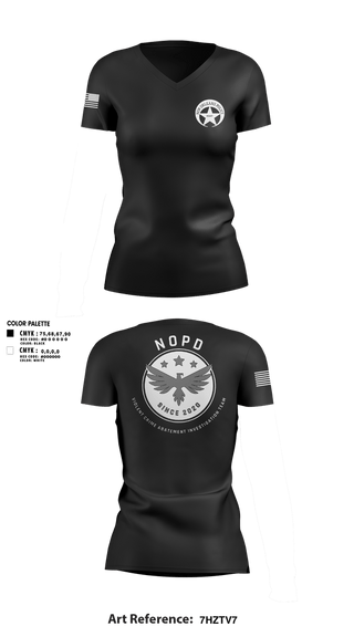 Womens Short Sleeve Vneck Shirt, VCAIT, Police, Teamtime, Team time, sublimation, custom sports apparel, team uniforms, spirit wear, spiritwear, sports uniforms, custom shirts, team store, custom team store, fundraiser sports, apparel fundraiser