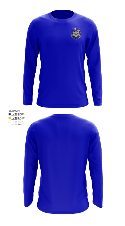 Travelers Rest High School Devildogs Long Sleeve Performance Shirt - 21