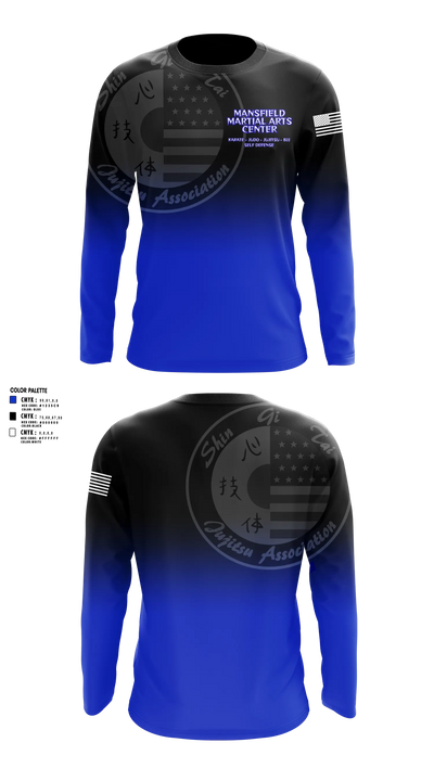 Mansfield Martial Arts Center Long Sleeve Performance Shirt - 34