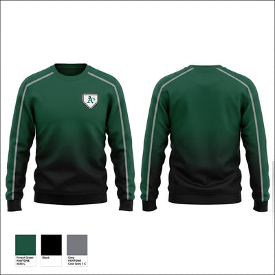 Quad City A's Crew Neck Sweatshirt - 1