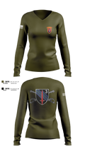 3rd SQDN, 5th SFAB Women's Long Sleeve V-neck Shirt - 1