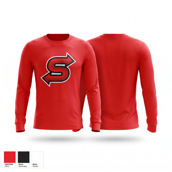 Long Sleeve Performance Shirt, Severn Baseball, Baseball, Teamtime, Team time, sublimation, custom sports apparel, team uniforms, spirit wear, spiritwear, sports uniforms, custom shirts, team store, custom team store, fundraiser sports, apparel fundraiser