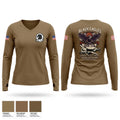 VAW-113 Women's Long Sleeve V-neck Shirt - 1