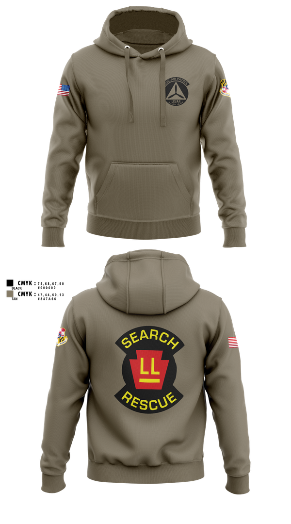 Hoodie, Wicomico Composite Squadron, Air Force, Teamtime, Team time, sublimation, custom sports apparel, team uniforms, spirit wear, spiritwear, sports uniforms, custom shirts, team store, custom team store, fundraiser sports, apparel fundraiser