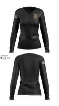 CRIME SCENE UNIT Women's Long Sleeve V-neck Shirt - 21
