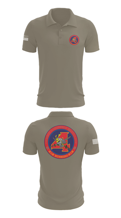 Combat Logistics Battalion 4 46395084 Short Sleeve Performance Polo - 67