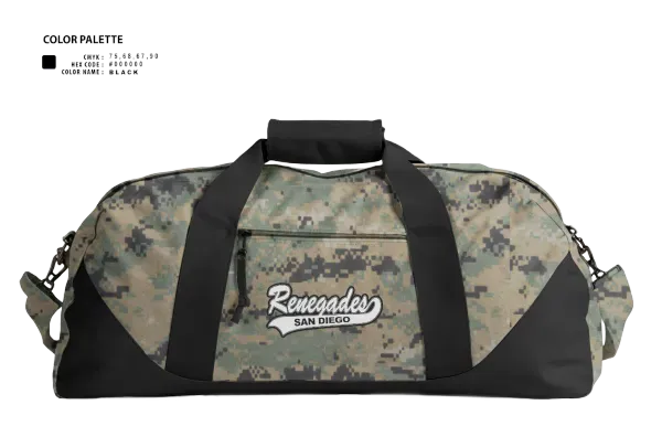 Duffle Bag, Grossmont College Softball, Softball, Teamtime, Team time, sublimation, custom sports apparel, team uniforms, spirit wear, spiritwear, sports uniforms, custom shirts, team store, custom team store, fundraiser sports, apparel fundraiser