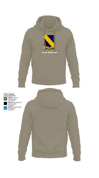 Hoodie, Fco 51st infantry LRSU, , Teamtime, Team time, sublimation, custom sports apparel, team uniforms, spirit wear, spiritwear, sports uniforms, custom shirts, team store, custom team store, fundraiser sports, apparel fundraiser