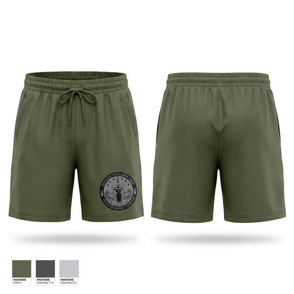 Athletic Shorts With Pockets, Huntsville Police Department Bomb Squad, Police, Teamtime, Team time, sublimation, custom sports apparel, team uniforms, spirit wear, spiritwear, sports uniforms, custom shirts, team store, custom team store, fundraiser sports, apparel fundraiser