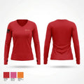 Life Ride 94237448 Women's Long Sleeve V-neck Shirt - 1
