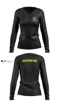 MDTA Training Unit 24919296 Women's Long Sleeve V-neck Shirt - 3