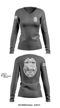 SERVICES DIV. 78217028 Women's Long Sleeve V-neck Shirt - 103