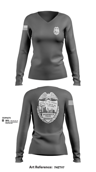 Womens Long Sleeve Vneck Shirt, SERVICES DIV., , Teamtime, Team time, sublimation, custom sports apparel, team uniforms, spirit wear, spiritwear, sports uniforms, custom shirts, team store, custom team store, fundraiser sports, apparel fundraiser