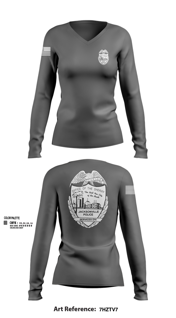 Womens Long Sleeve Vneck Shirt, SERVICES DIV., , Teamtime, Team time, sublimation, custom sports apparel, team uniforms, spirit wear, spiritwear, sports uniforms, custom shirts, team store, custom team store, fundraiser sports, apparel fundraiser