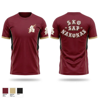 Soft Poly Tee Cotton Like Feel, Nakonas, Baseball, Teamtime, Team time, sublimation, custom sports apparel, team uniforms, spirit wear, spiritwear, sports uniforms, custom shirts, team store, custom team store, fundraiser sports, apparel fundraiser