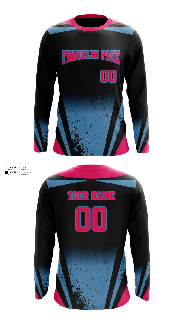 Long Sleeve Performance Shirt, Franklin Park Vipers, Baseball, Teamtime, Team time, sublimation, custom sports apparel, team uniforms, spirit wear, spiritwear, sports uniforms, custom shirts, team store, custom team store, fundraiser sports, apparel fundraiser