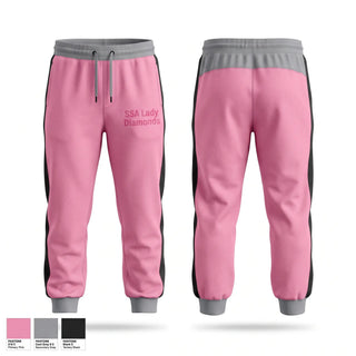 Sweatpants, SSA Lady Diamonds, Women's Basketball, Teamtime, Team time, sublimation, custom sports apparel, team uniforms, spirit wear, spiritwear, sports uniforms, custom shirts, team store, custom team store, fundraiser sports, apparel fundraiser
