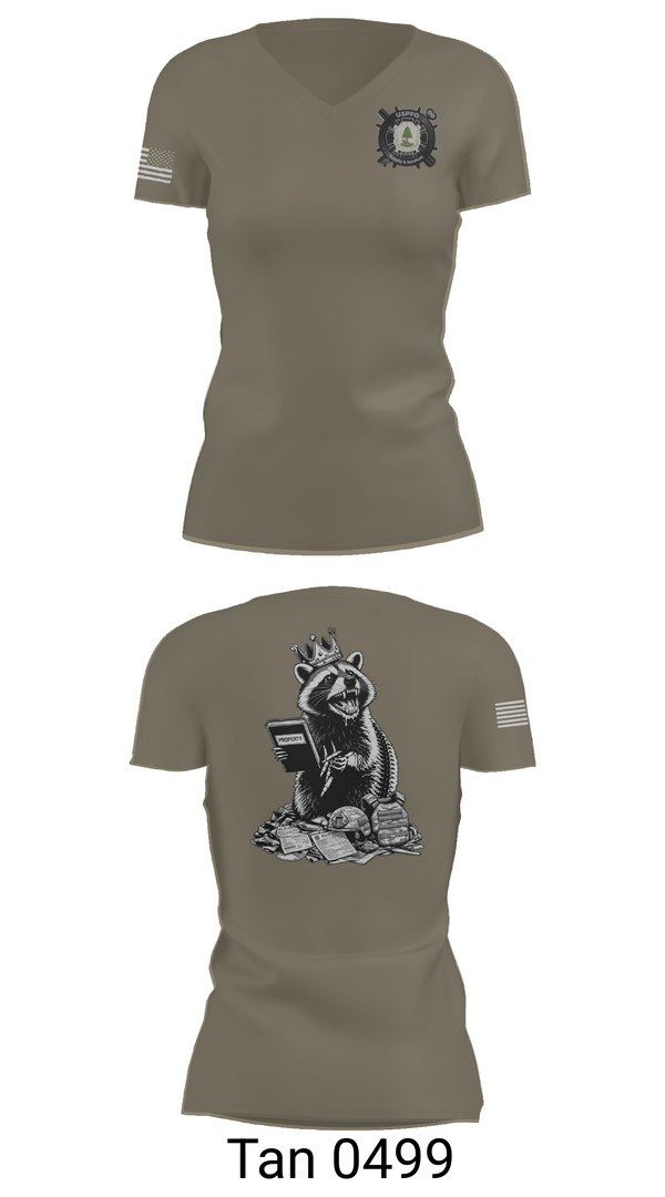 Womens Short Sleeve Vneck Shirt, USPFO, MEARNG, National Guard, Teamtime, Team time, sublimation, custom sports apparel, team uniforms, spirit wear, spiritwear, sports uniforms, custom shirts, team store, custom team store, fundraiser sports, apparel fundraiser