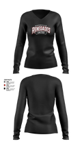 Naperville Renegades Women's Long Sleeve V-neck Shirt - 6