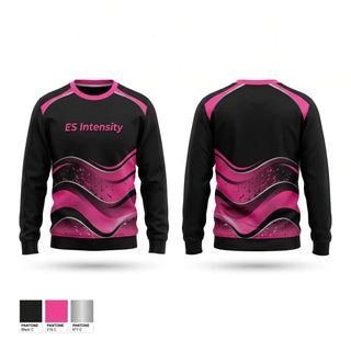 Crew Neck Sweatshirt, ES Intensity, Cheer, Teamtime, Team time, sublimation, custom sports apparel, team uniforms, spirit wear, spiritwear, sports uniforms, custom shirts, team store, custom team store, fundraiser sports, apparel fundraiser