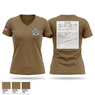 Womens Short Sleeve Vneck Shirt, 670th Military Police Company, National Guard, Teamtime, Team time, sublimation, custom sports apparel, team uniforms, spirit wear, spiritwear, sports uniforms, custom shirts, team store, custom team store, fundraiser sports, apparel fundraiser