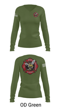 B-Shift 61265399 Women's Long Sleeve V-neck Shirt - 57