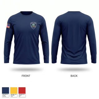 Long Sleeve Performance Shirt, Roman Forest PD, Police, Teamtime, Team time, sublimation, custom sports apparel, team uniforms, spirit wear, spiritwear, sports uniforms, custom shirts, team store, custom team store, fundraiser sports, apparel fundraiser