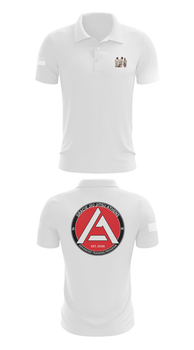 Gracie JiuJitsu Athens 70978792 Short Sleeve Performance Polo - 9