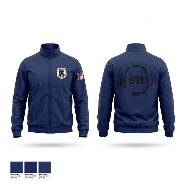 Windbreaker, OLREC Dispatch, Police, Teamtime, Team time, sublimation, custom sports apparel, team uniforms, spirit wear, spiritwear, sports uniforms, custom shirts, team store, custom team store, fundraiser sports, apparel fundraiser